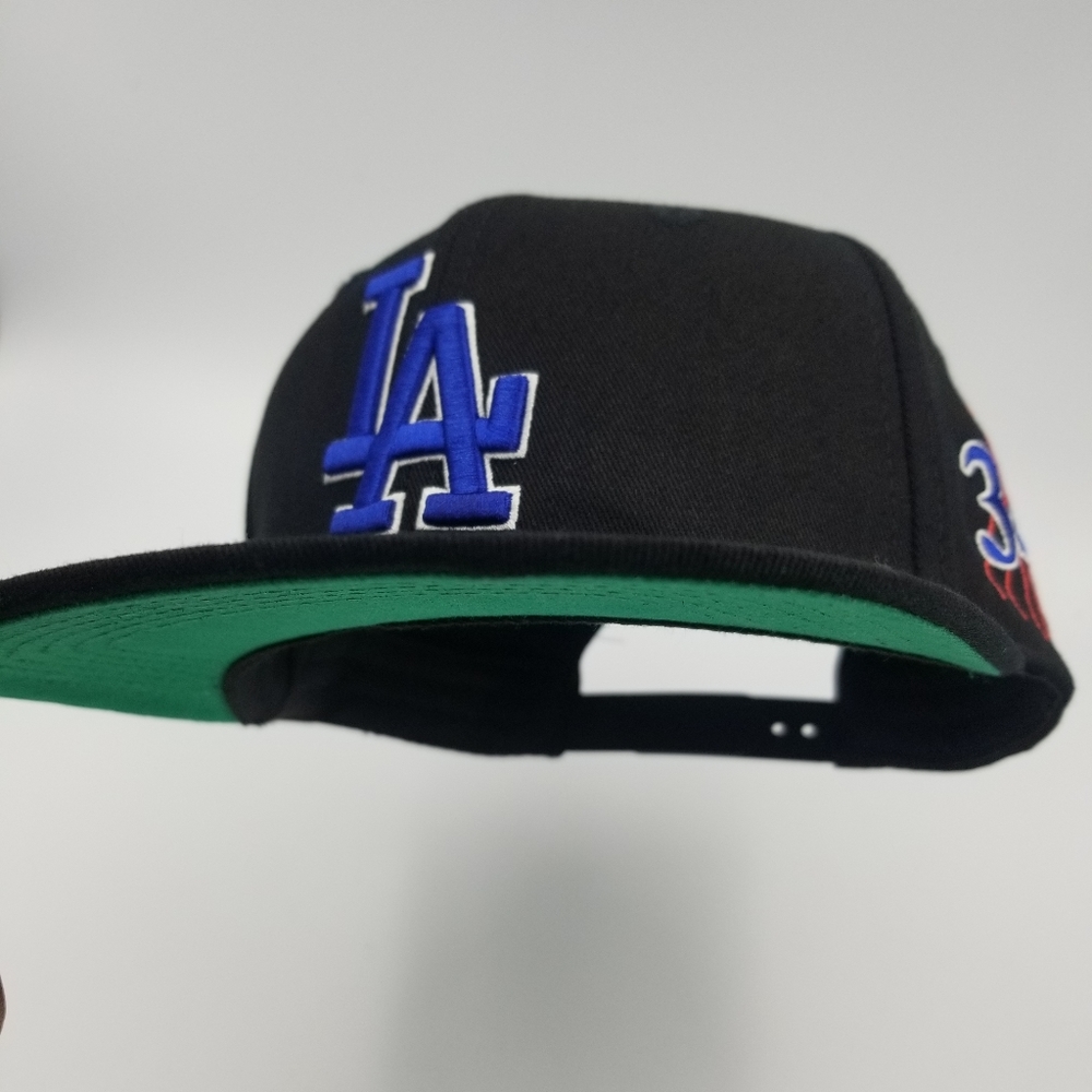 Los Angeles Dodgers Vintage Style Snapback Hat Fernando Valenzuela w/ Patches